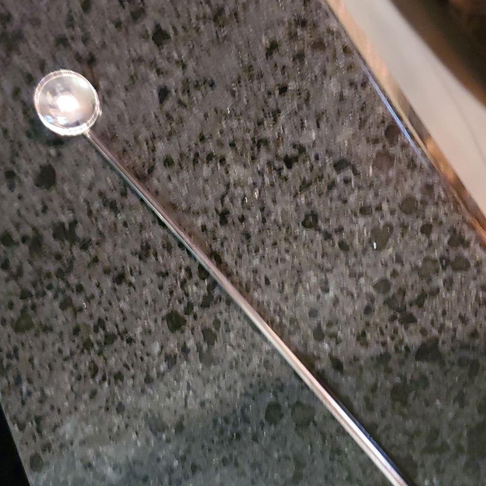☆RARE FIND☆ ELLA L. CONE Sterling Silver Antique Bar Stir Spoon (stamped) - Picture 5 of 9